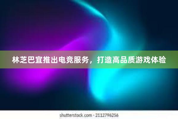 林芝巴宜推出电竞服务，打造高品质游戏体验